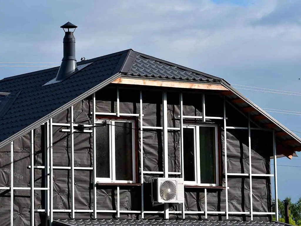 facadeisolering af hus